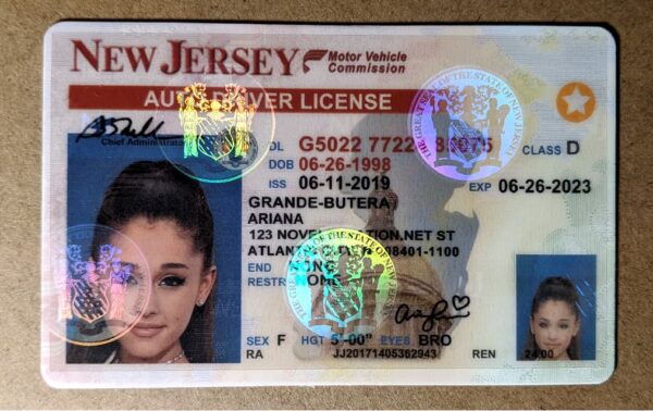 New Jersey drivers licnese New Jersey drivers licnese