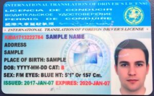 International Drivers license International Drivers license