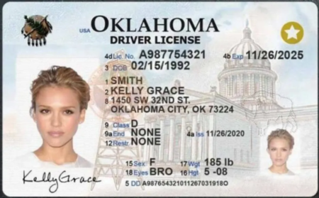 Oklahoma Driver’s license