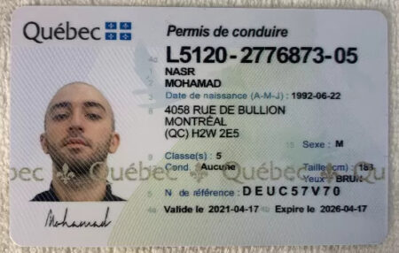 Quebec Driver's License