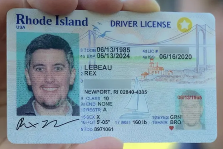 Rhode Island Driver’s License
