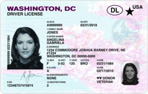 Washington DC Driver’s License