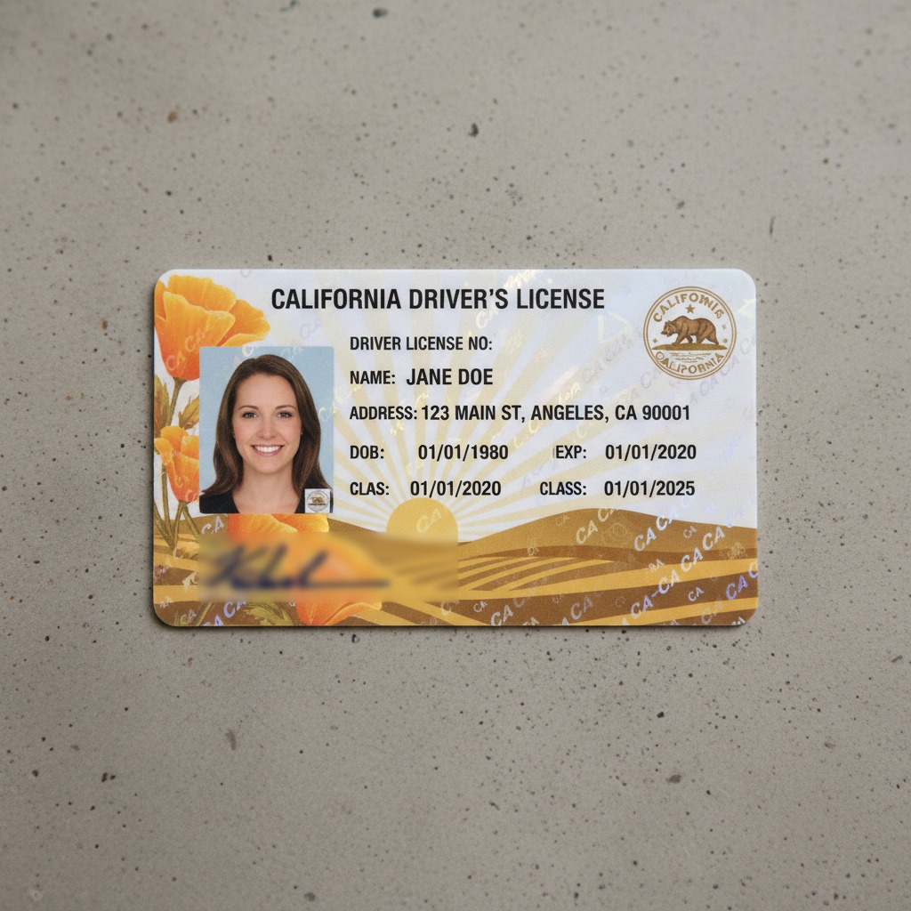 california get drivers license