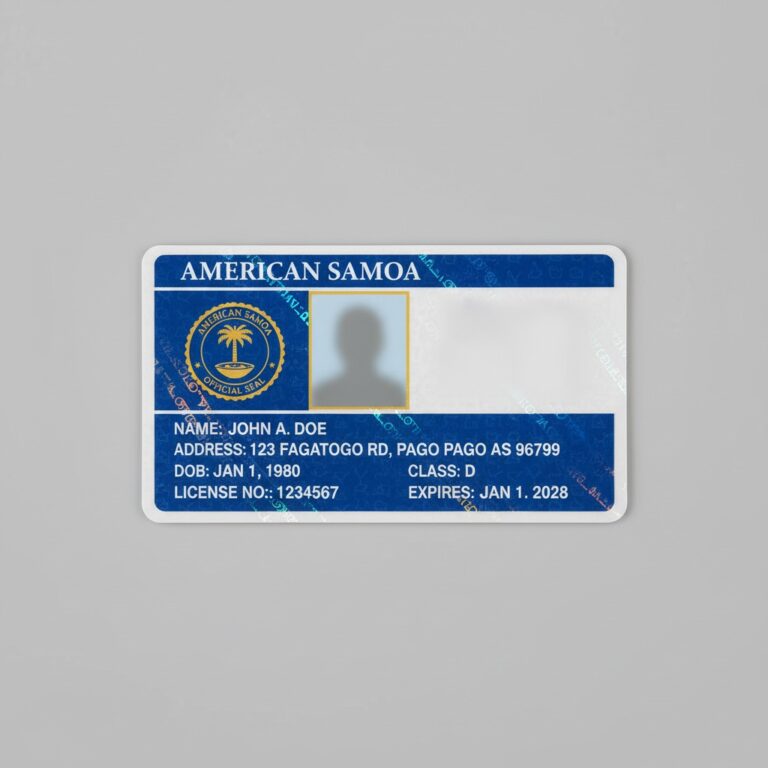 american samoa driver license